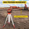Niveau Laser Rotatif avec Trépied et Mire — Portée Mesure 500 m Kit Laser Rotatif avec Trépied et Mire — 5 m Mire