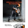 Marteau de Démolition 3500 W Marteau-Piqueur 60 J 1900 BPM Marteau Perforateur avec 2 Burins Remplaçables Poignée