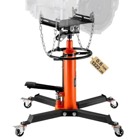 – cric de Transmission hydraulique — 600 kg — roues pivotantes à 360 °