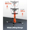 – cric de Transmission hydraulique — 600 kg — roues pivotantes à 360 °
