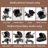 différentes configurations de la poussette 3 en 1 h739