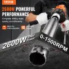 Carotteuse à Diamant Diamètre de Perçage 20-180 mm — Perceuse au Diamant Portative 2600 W — avec Mallette de Transport