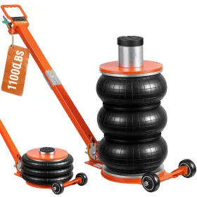 Cric Pneumatique 5 tonnes — Cric de Levage Pneumatique avec Colonne Surélevée et Poignée Réglable — pour Berline