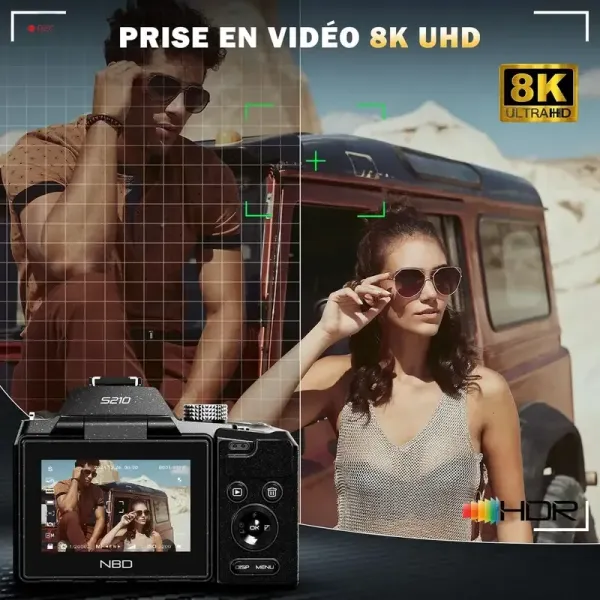 prise en video 8k uhd