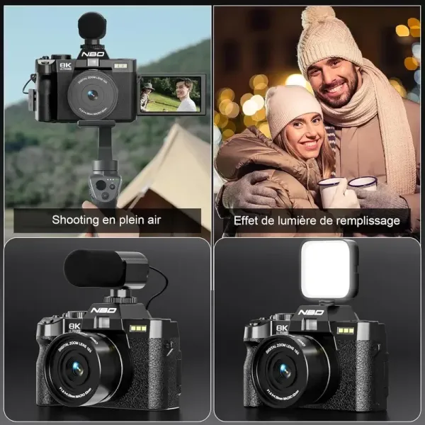 shooting en plein air et effet de lumiere de remplissage