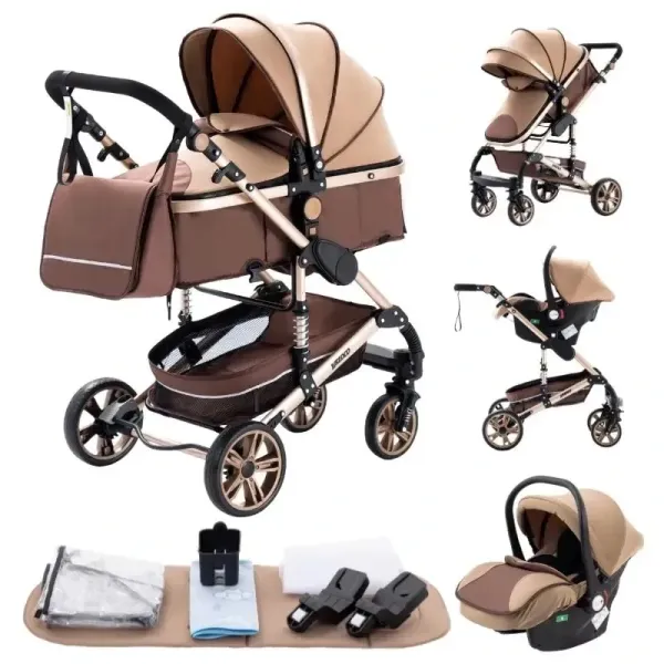 poussette h739 kaki