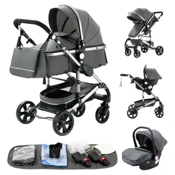 poussette h739 gris