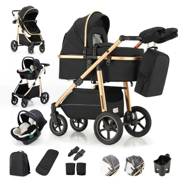 poussette 516C-BLACKGOLD