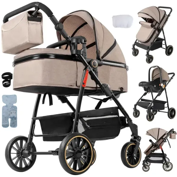 poussette v8 kaki