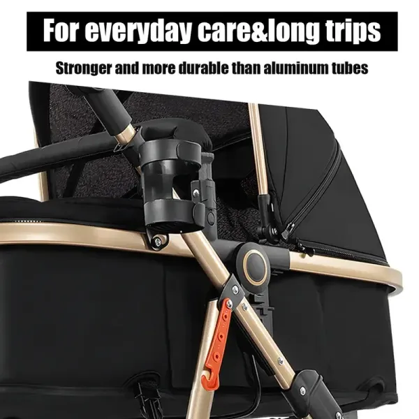 structure poussette v8 tube aluminium