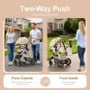 poussette sk20 face et dos route