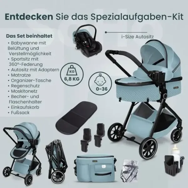 ensemble d'accessoires poussette soho