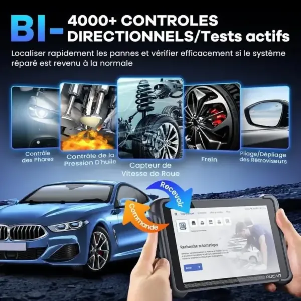 + de 4000 controles directionnels valise diagnostic mucar 892BT
