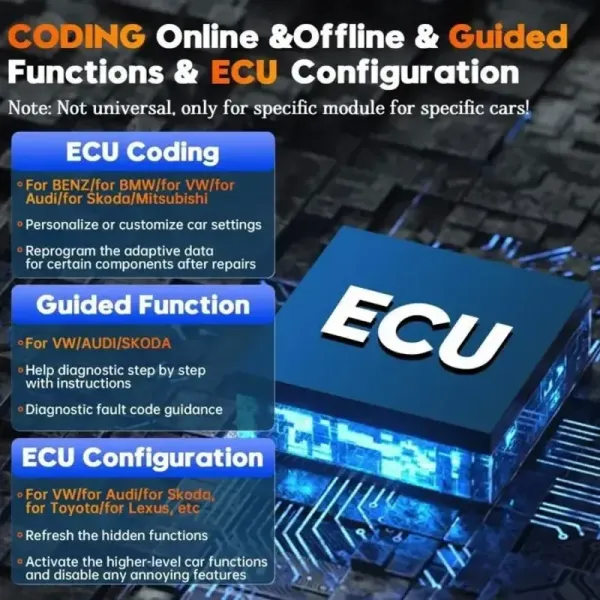 ECU CODING valise diagnostic XTOOL D9S