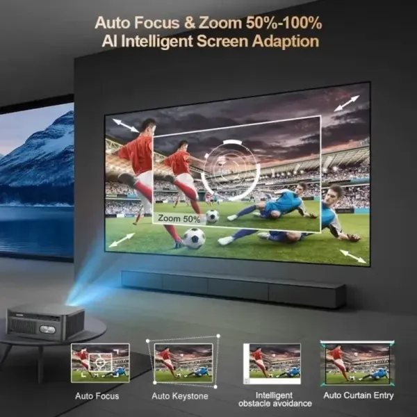 auto focus et zoom 50% 100%