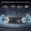 haut-parleurs stéréo 3D immersifs 2x15w