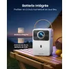 batterie intégrée vidéoprojecteur toptro B1
