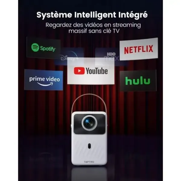 système intelligent intégré vidéoprojecteur toptro B1