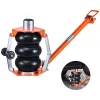 Cric Pneumatique 3 T — Cric de Levage Pneumatique Capacité jusqu'à 470 mm avec Colonne de Rehausse — 3 Coussins d'Air
