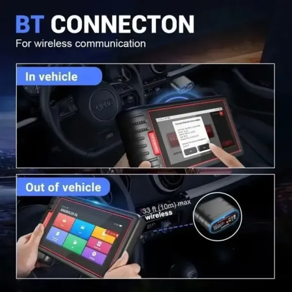 connection bluetooth valise diagnostic kingbolen S6
