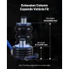 Cric Pneumatique 6 T — Cric de Levage Pneumatique Capacité jusqu'à 673 mm avec Colonne de Rehausse — 4 Coussins d'Air