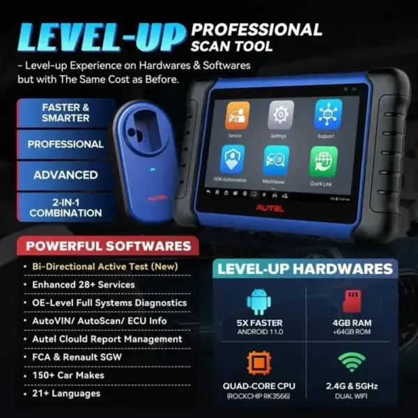 niveau amélioré valise diagnostic AUTEL MaxiIM IM508S