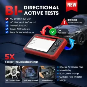 tests actifs bidirectionnels LAUNCH X431 CRP919X Lite