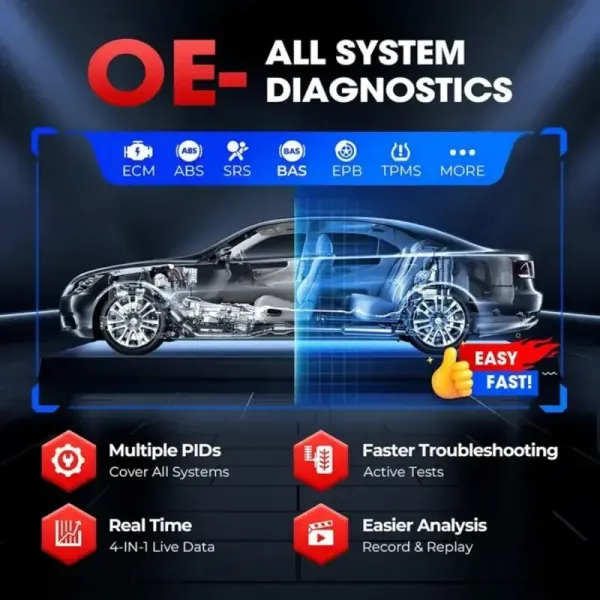diagnostic tous systèmes LAUNCH X431 CRP919X Lite