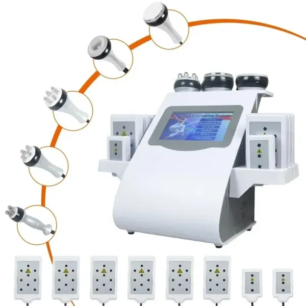 6 modules Machine de cavitation professionnelle 6 en 1