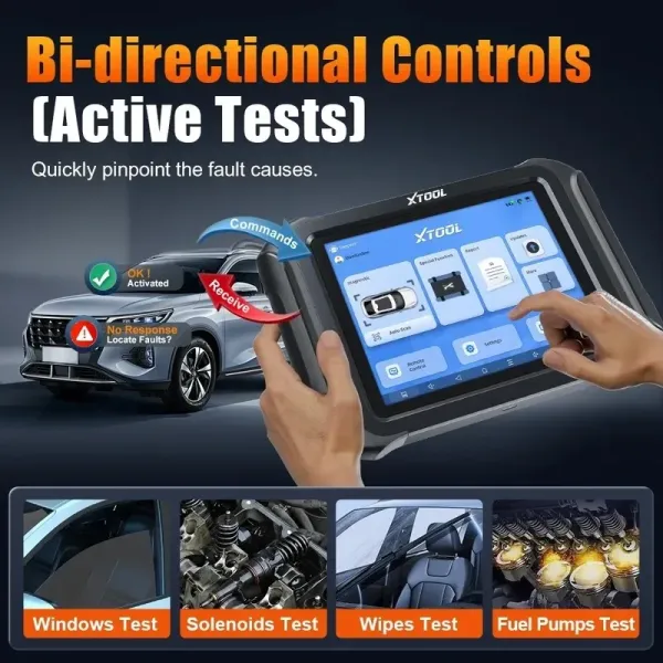 controles bidirectionnels valise diagnostic XTOOL D9HD