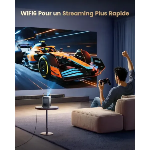 Vidéoprojecteur wimius P61 wifi6 pour un streaming plus rapide