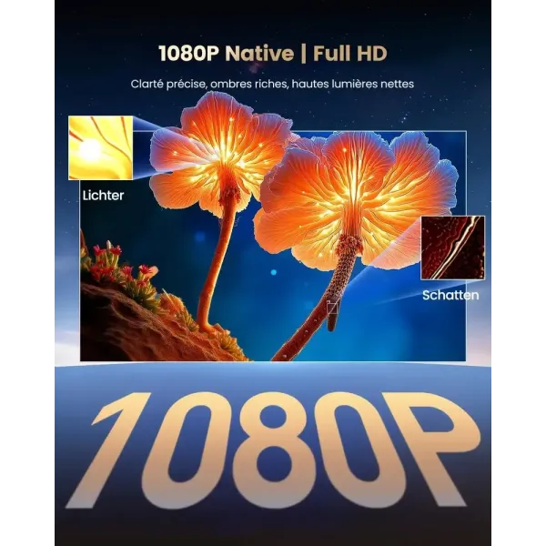 Vidéoprojecteur wimius P61 1080P native full hd