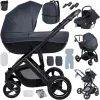 poussette 3 en 1 v7 gris
