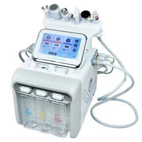 Machine faciale Hydra Aqua 6 en 1 pour soins esthétiques du visage