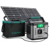 SWAREY Générateur Electrique Portable 518Wh avec Panneau solaire pliable 100W