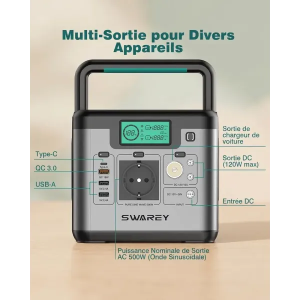 multi sortie pour divers appareils