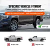 Marchepieds lot de 2, 16,5 cm pour Chevrolet Silverado 2007-2018/GMC Sierra 1500 Crew Cab/2019 2500HD 3500HD 1500 LD