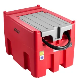 Réservoir carburant portable 440 L Cuve de Ravitaillement 37,8 L/min Pompe de Transfert 12 V