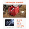 Réservoir carburant portable 440 L Cuve de Ravitaillement 37,8 L/min Pompe de Transfert 12 V