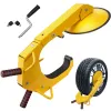 Antivol auto universel sabot antivol de roue 16-38 cm Bloque-Roue en Acier Q235 ventouse de 30 cm 2 Clés blocage de
