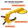 Antivol auto universel sabot antivol de roue 16-38 cm Bloque-Roue en Acier Q235 ventouse de 30 cm 2 Clés blocage de