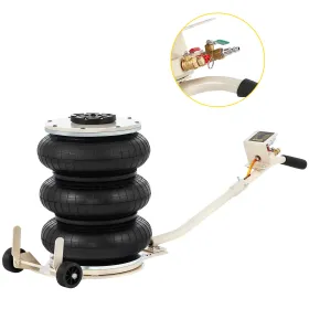 Cric Pneumatique 5 Tonnes — Cric 5T Hauteur de Levage 16,5-40 cm — Air Jack 5T